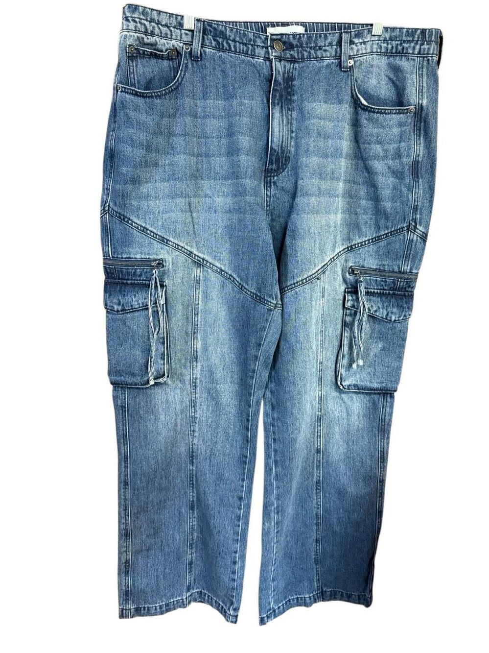 Fashion Nova Bootcut Cargo Jeans Sz 18 NWT